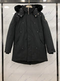 Moose Knuckles Men's Long Hooded Parka - Black
