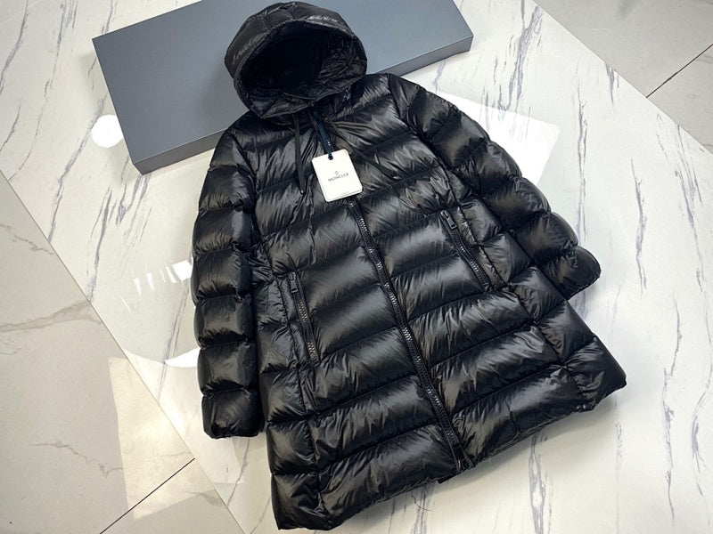 Moncler Hooded Long Puffer Down Jacket