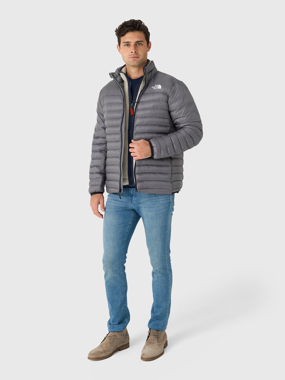 The North Face Men's Terra Peak Quilted Jacket - Black & Gray