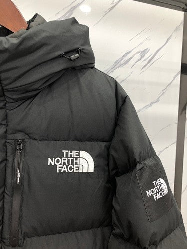 The North Face Unisex Long Hooded Puffer Coat - Black