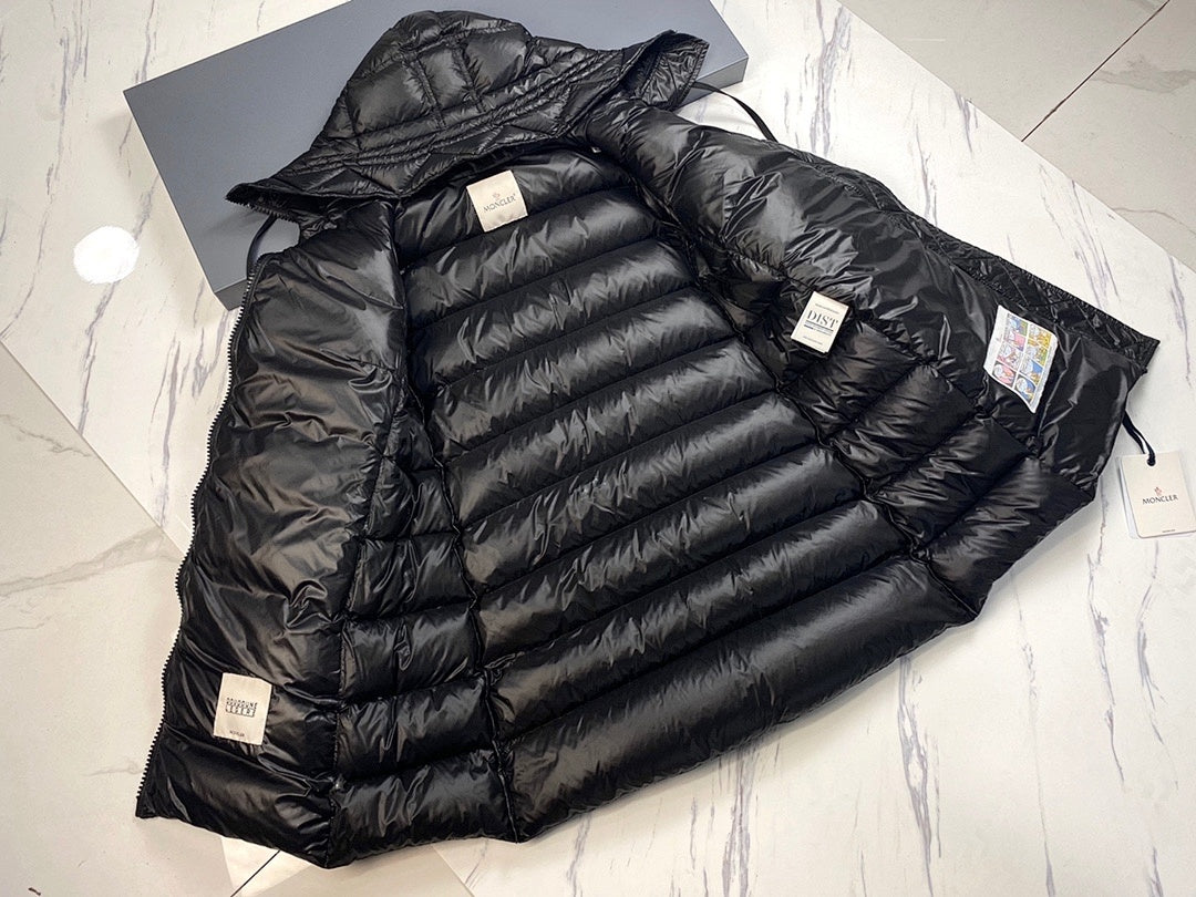 Moncler Hooded Long Puffer Down Jacket