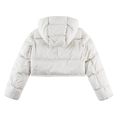lululemon Women's Wunder Puff Cropped Hooded Jacket - White