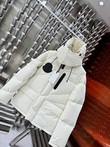 Moncler Genius Hooded Quilted Puffer Jacket - Cream