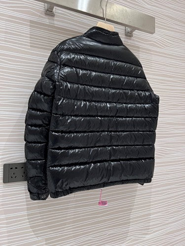Moncler Acorus Stand-Collar Quilted Puffer Jacket - Black