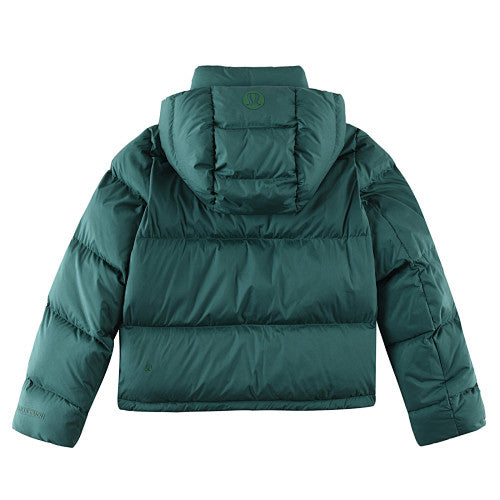 lululemon Women's Wunder Puff Hooded Puffer Jacket - Dark Green
