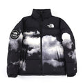 The North Face 1992 Unisex Cloud-Print Puffer Jacket - Black