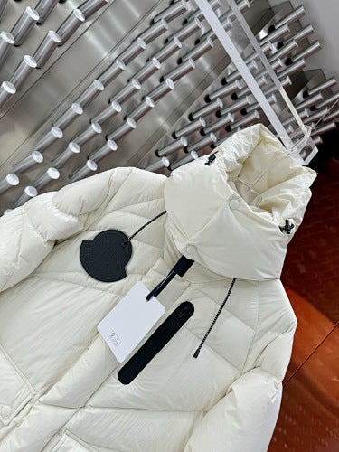 Moncler Genius Hooded Quilted Puffer Jacket - Cream