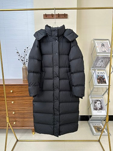 lululemon Women's Wunder Puff Long Hooded Puffer Coat - Black