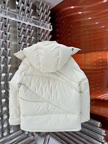 Moncler Genius Hooded Quilted Puffer Jacket - Cream