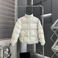 The North Face '90s-Style Stand-Collar Puffer Jacket - White