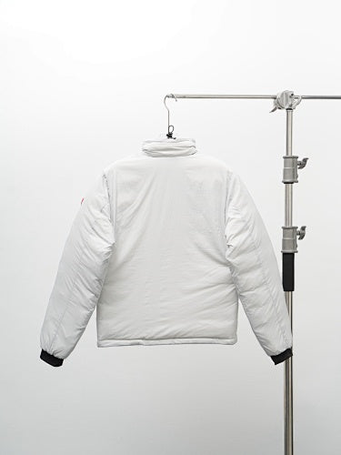 Canada Goose Lodge Stand-Collar Puffer Jacket - White