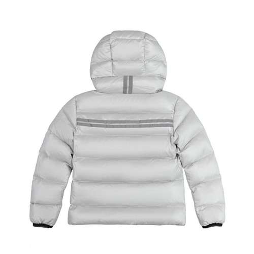 Canada Goose Crofton Kids' Hooded Puffer Jacket 5460K - Light Gray
