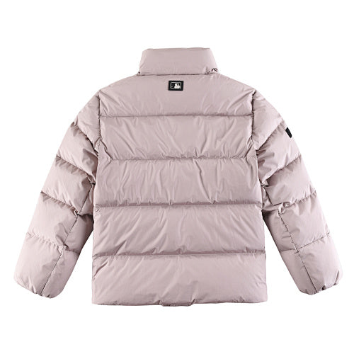 MLB New York Yankees Unisex Stand-Collar Puffer Jacket - Dusty Pink