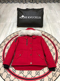 Moose Knuckles Women's Short Hooded Parka - Red