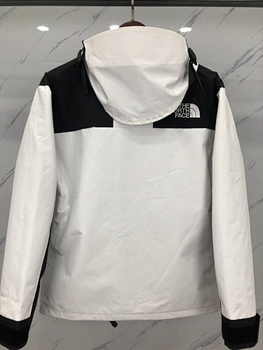 The North Face 1990 Colorblock Hooded Jacket - White & Black