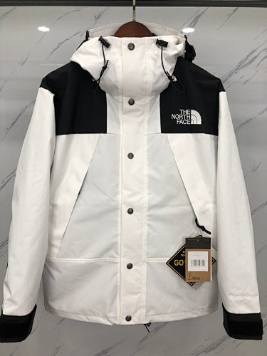 The North Face 1990 Colorblock Hooded Jacket - White & Black