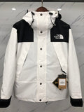 The North Face 1990 Colorblock Hooded Jacket - White & Black