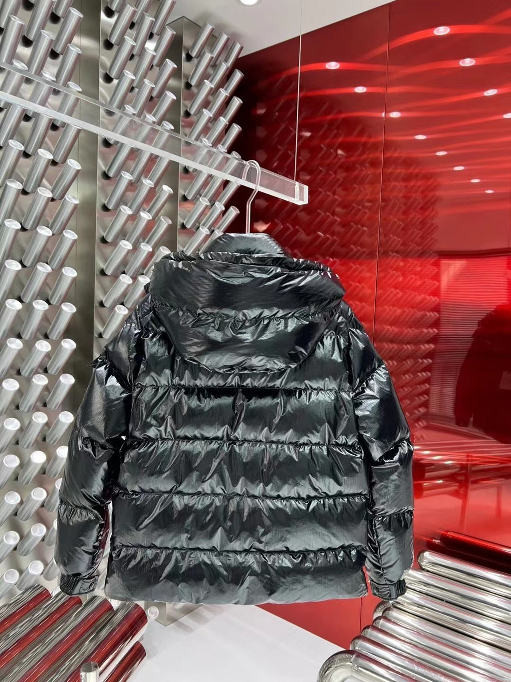 Moncler 70th Anniversary Hooded Puffer Jacket - Black