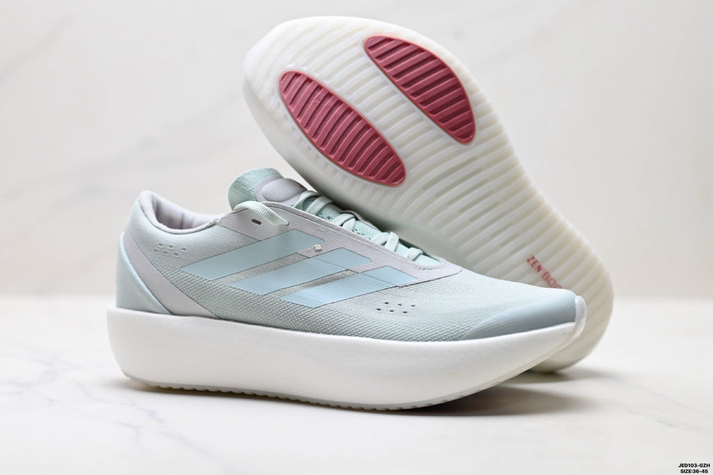 Adidas K81801550 Unisex Running Shoes | 4-Color Pastel & Classic Edition - 4 Colorways incl. White/Mint/Pink & Light Blue