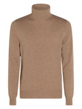 Malo mock-neck ribbed sweater