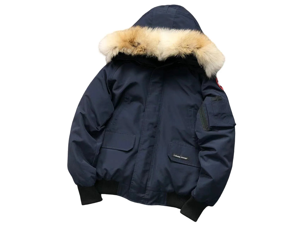 Canada Goose Chilliwack Hooded Bomber Jacket - Navy