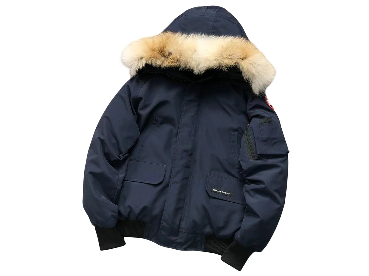 Canada Goose Chilliwack Hooded Bomber Jacket - Navy
