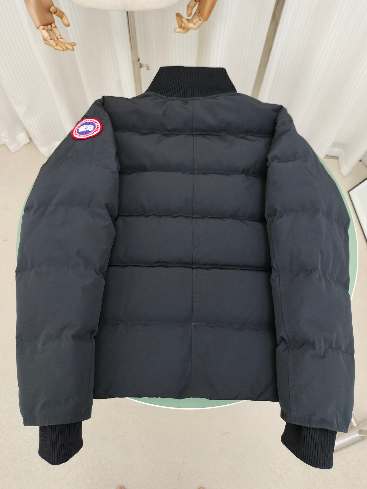 Canada Goose Stand-Collar Quilted Puffer Jacket - Black
