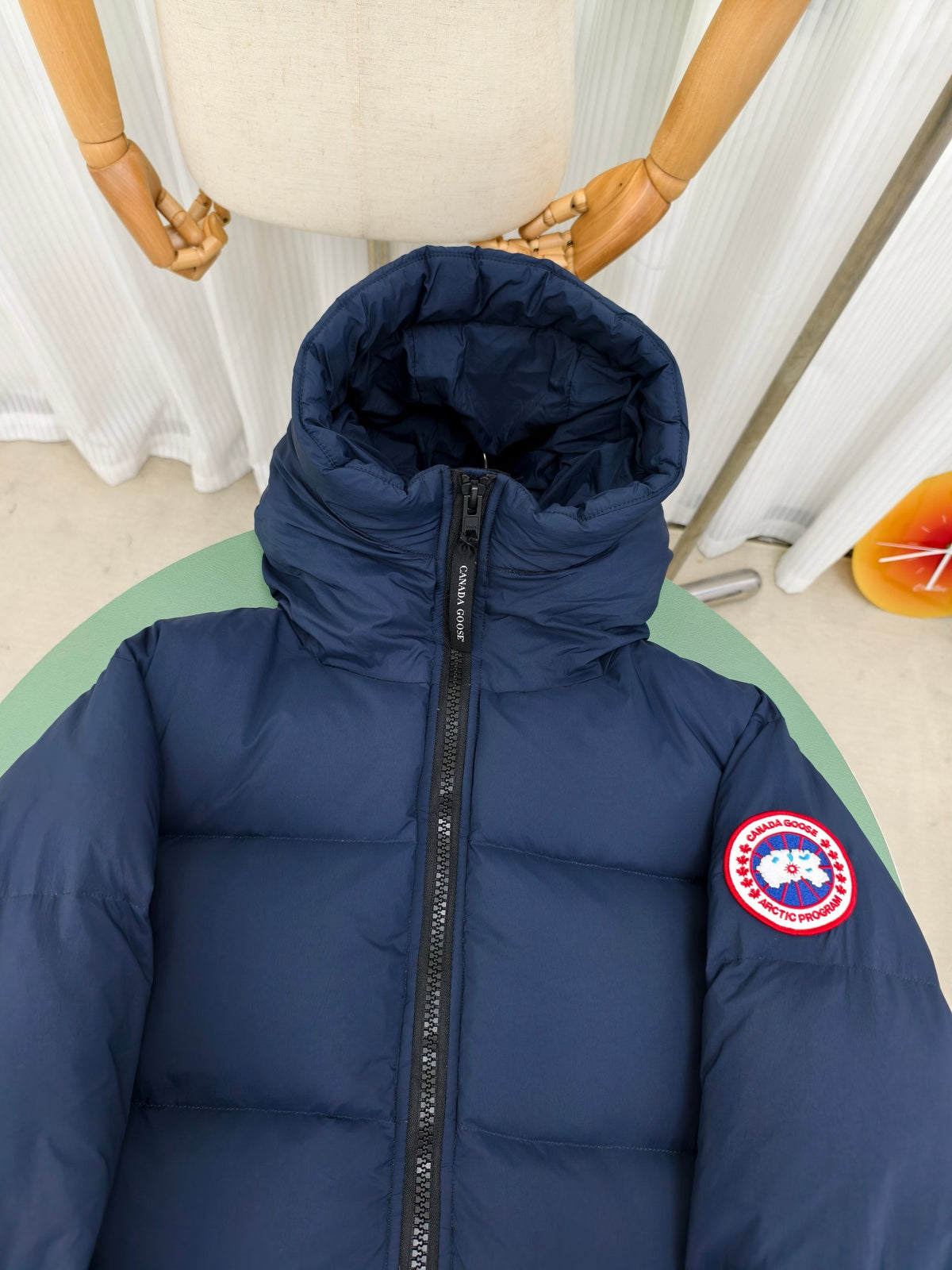 Canada Goose Lawrence Hooded Puffer Coat - Navy