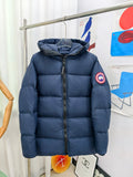 Canada Goose Lawrence Hooded Puffer Coat - Navy