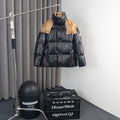 Moncler Parana Hooded Puffer Jacket - Black & Gold
