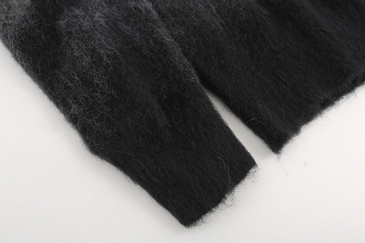 Off-White Black Arrow Gradient Crewneck Knit Sweater