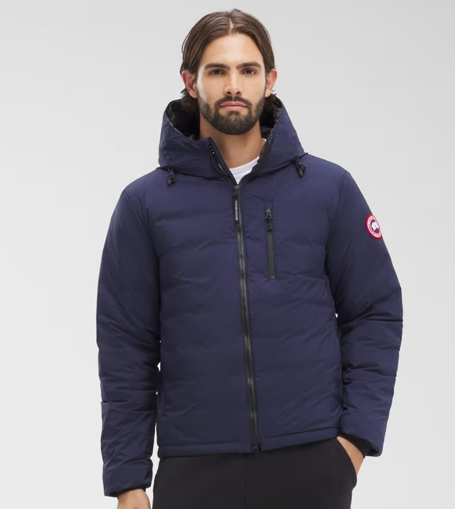 Canada Goose Men's Hooded Quilted Puffer Jacket - Navy