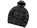Moncler Maya Logo-Hood Puffer Jacket - Black