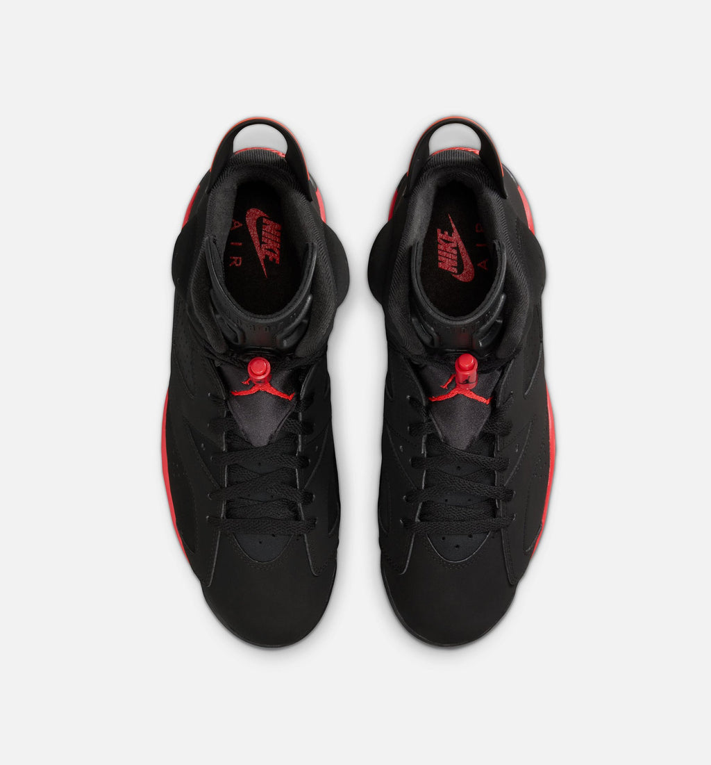 Air Jordan 6 Retro Infrared Salesman – Men's Lifestyle Shoe in Black/Light Crimson