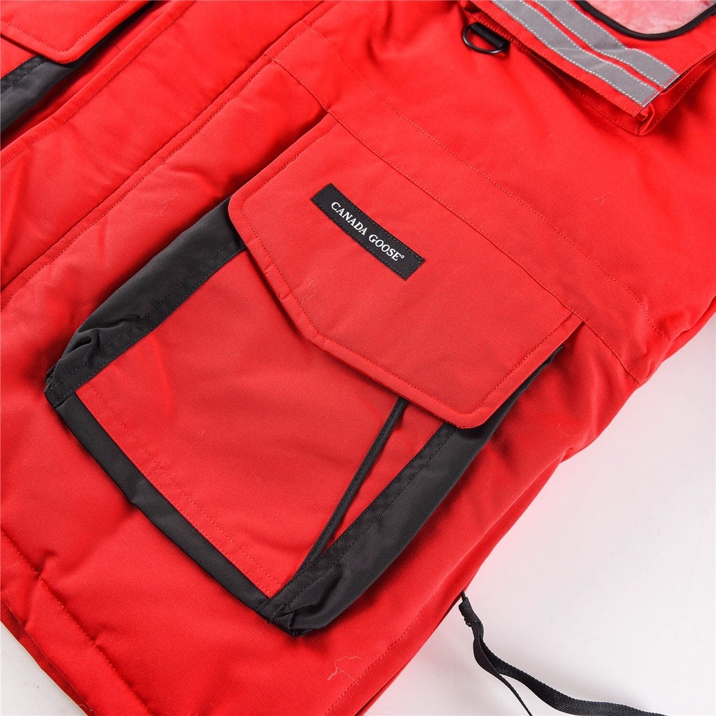 Canada Goose Hooded Utility Parka - Red