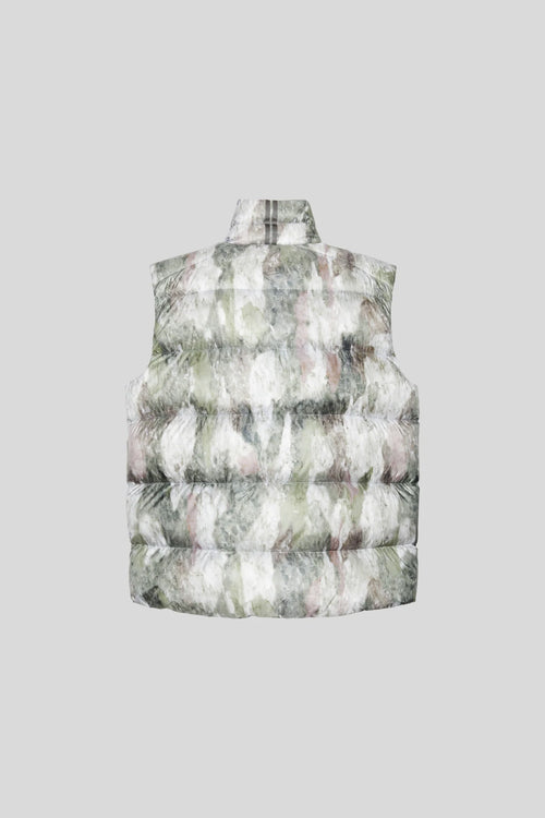 Canada Goose Cypress Printed Puffer Vest - Green & Gray