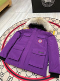 Canada Goose Kids' Hooded Parka - Purple
