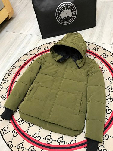 Canada Goose Unisex Hooded Puffer Jacket - Olive Green