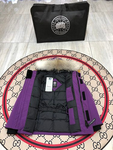 Canada Goose Kids' Hooded Parka - Purple