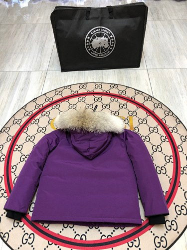 Canada Goose Kids' Hooded Parka - Purple