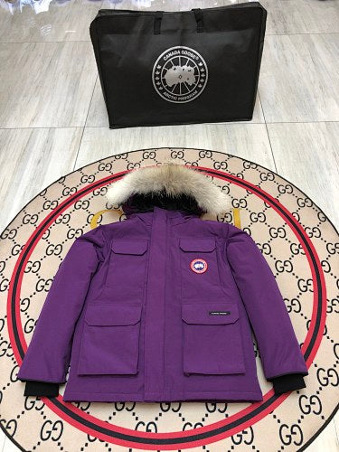 Canada Goose Kids' Hooded Parka - Purple