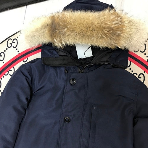 Canada Goose Unisex Hooded Parka - Navy