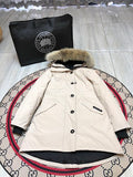 Canada Goose Women's Hooded Fishtail Parka - Cream