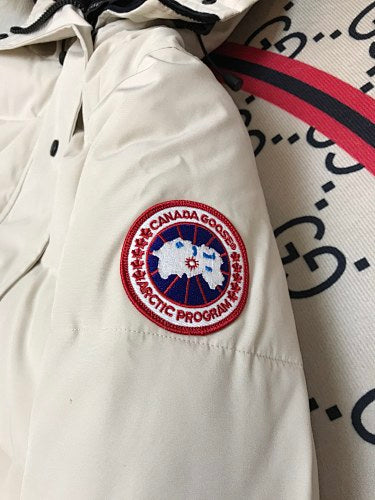 Canada Goose Women's Long Quilted Parka - Cream