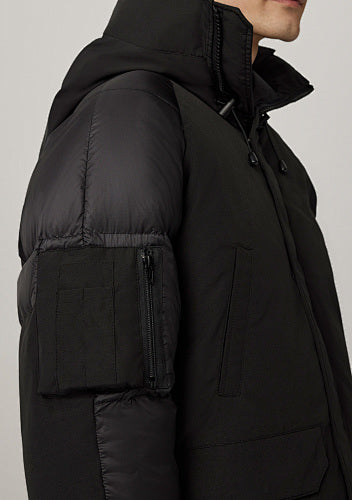 Canada Goose Men's Hooded Hybrid Jacket - Black