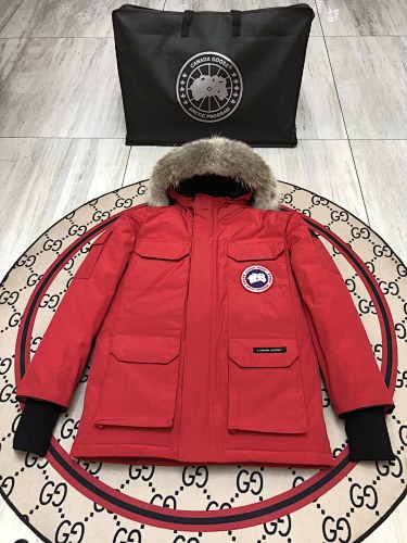 Canada Goose Unisex Expedition Parka - Red