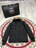 Canada Goose Unisex Hooded Quilted Parka - Black