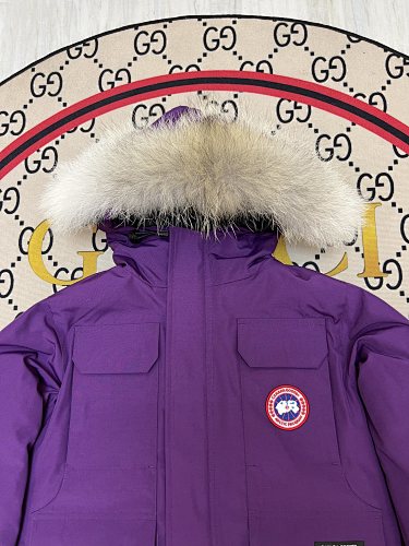 Canada Goose Kids' Hooded Parka - Purple